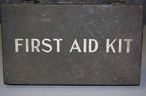 World War 2 Era First Aid Kit w/ Extras S3036  