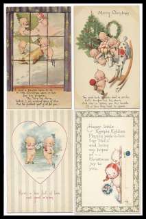 45 YR COLLECTION KEWPIE POSTCARDS ROSE ONEILL   RARE  