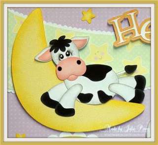 Hey Diddle Diddle   Close up of Cow jumping over the moon