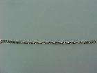 925 Sterling Silver and Cubic Zirconia Tennis style Bracelet 7 3/4 