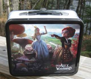 BURTONS ALICE IN WONDERLAND LUNCHBOX FEATURING ALMOST THE WHOLE CAST 