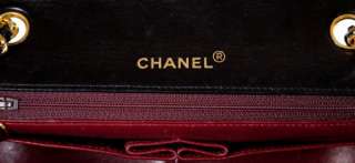 Chanel Black Lambskin Leather Classic Single Flap Bag NR  