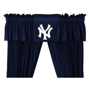 New York Yankees Locker Room Curtain Valance Sports 