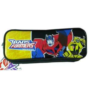   : Transformers Peincil Pouch   Zipper Pencil Bag (Blue): Toys & Games
