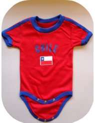 CHILE BABY BODYSUIT 100%COTTON.SIZE FOR 12 MONTHS.NEW