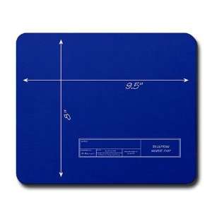  Blueprint Education / occupations Mousepad by  