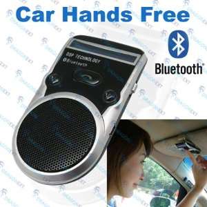  Solar Bluetooth Handsfree Car Kit Speaker For Cell Phone 