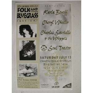 Karla Bonoff Cheryl Wheeler Charles Santelle Poster