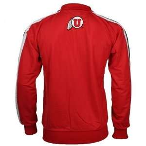  Utah Utes Team Color Pace Track Jacket (Red): Sports 