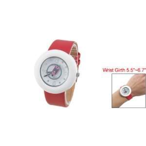   Leather Band Cartoon Pencil Second Hand Wrist Watch: Sports & Outdoors