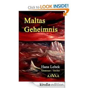 Maltas Geheimnis (German Edition): Hans Lebek:  Kindle 