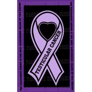 Testicular Cancer Ribbon Decal 4 X 7 Everything Else