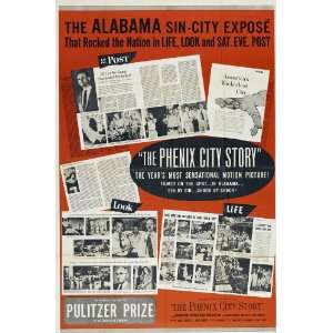  The Phenix City Story (1955) 27 x 40 Movie Poster Style A 