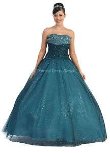 CORSET BALL GOWN QUINCEANERA DEBUTANTE PAGEANT DRESSES  