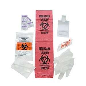  KEMP Body Fluids Kit: First Aid Kits: Health & Personal 