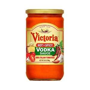 Victoria Hot & Spicy Vodka Sauce, 25 Oz.  Grocery 
