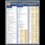 Medical Terminology Basics  Quick Study Chart 00 Edition, BarCharts 