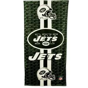   New York Jets Nfl Fiber Beach Towel Mcarthur Towels: Sports & Outdoors