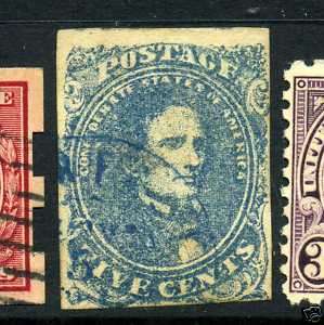 Confederate States Scott #4 Used Stamp (Stock CSA #4 1)  