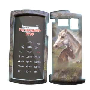 Racing Horses Sanyo Incognito SCP 6760 Boost Mobile, Sprint Case Cover 