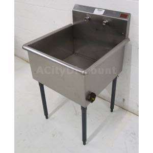 USED 12260 COMMERCIAL RESTAURANT BAR 1 COMP SINK W. HEATER  