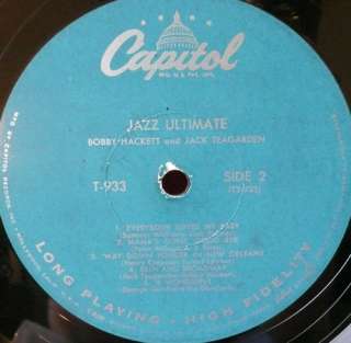 BOBBY HACKETT jack teagarden JAZZ Ultimate LP record  