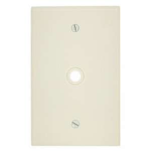 Leviton 80513 T 1 Gang .312 Inch Hole Device Telephone/Cable Wallplate 