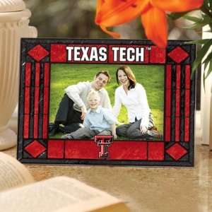  Texas Tech Art Glass Horizontal Frame: Home & Kitchen