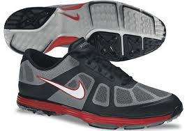   IN BOX NIKE LUNAR ASCEND BLACK AND RED SHOES, SIZE 10 MEDIUM  