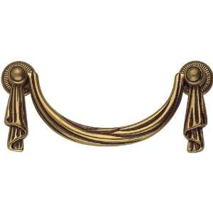 Bosetti Marella 100073.54 Louis XVI Brass Drop Pull, French Antique 