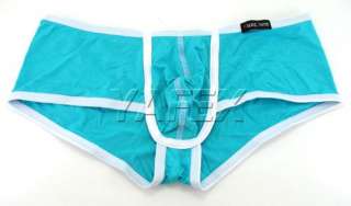 Mens Bulge Pouch Low Rise Trunks boxers briefs underwear 5Color+S/M/L 