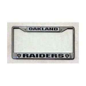 Oakland Raiders Chrome Auto Frame 