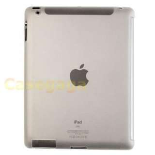 Clear iPad 2 Smart Cover Compatible TPU Gel Skin Case  