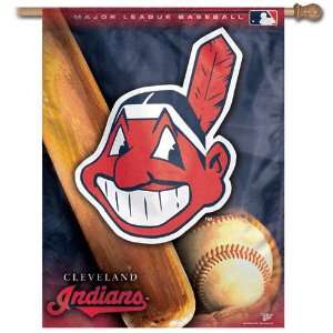  Cleveland Indians Vertical Flag 27x37 Banner Sports 