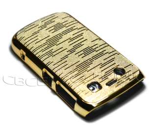 New Gold color hard case back cover for Blackberry 9700  