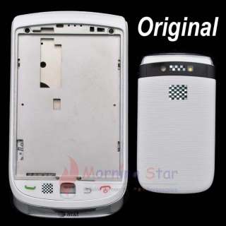 OEM Full Housing Cover for BlackBerry Torch 9800 at&t     White