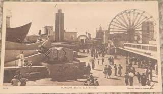 Pleasure Beach Blackpool Carnival Ferris Wheel Postcard  