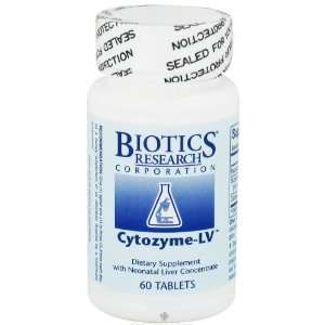  Biotics Research   Cytozyme LV   60 Tablets Health 