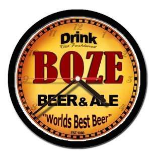  BOZE beer and ale cerveza wall clock 