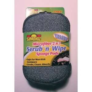  A & H Brande S 927 2PK Microfiber 2 in 1 Tuff Scrub N ft 