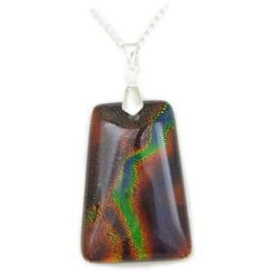  AM3664   Unique Trapezoid shape Dichroic Pendant with 46cm 