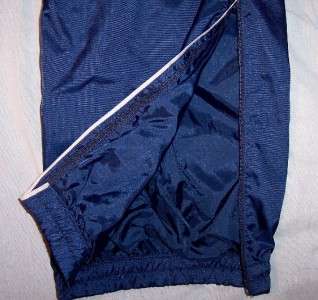   size L Adidas Lined all weather Running, Exercise, Navy Blue Gym Pants