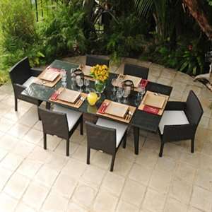  Caluco 13 piece Maxime SixPerson Rectangular Outdoor 