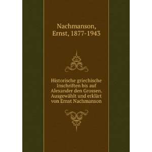   erklÃ¤rt von Ernst Nachmanson: Ernst, 1877 1943 Nachmanson: Books