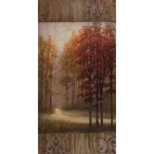    October Trees I   Poster by Michael Maron (12x24): Home & Kitchen