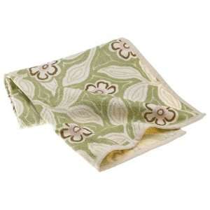  DKNY PLAY Floating Leaf Hand Towel, Green: Home & Kitchen