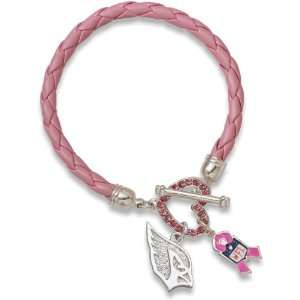   Breast Cancer Awareness Pink Rope Bracelet