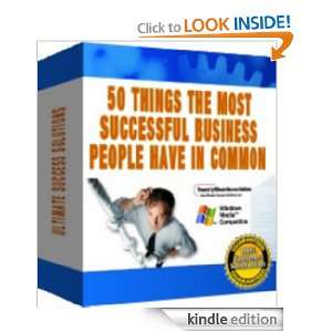 50 Things The Most Successful Have In Common Bill Smith  