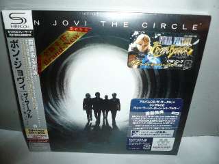 BON JOVI THE CIRCLE JAPAN SHM CD + DVD 3900yen SEALED  