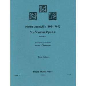  Locatelli Pietro Six Sonatas Op. 4 Volume 1 Nos. 1 3 Two 